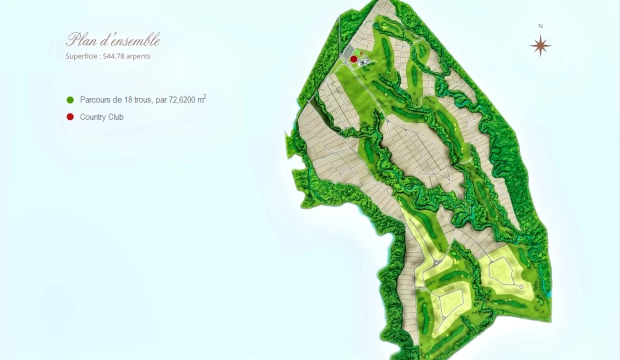 FOR SALE – 25 Residential Land in Avalon Golf Estate, Bois Chéri 3