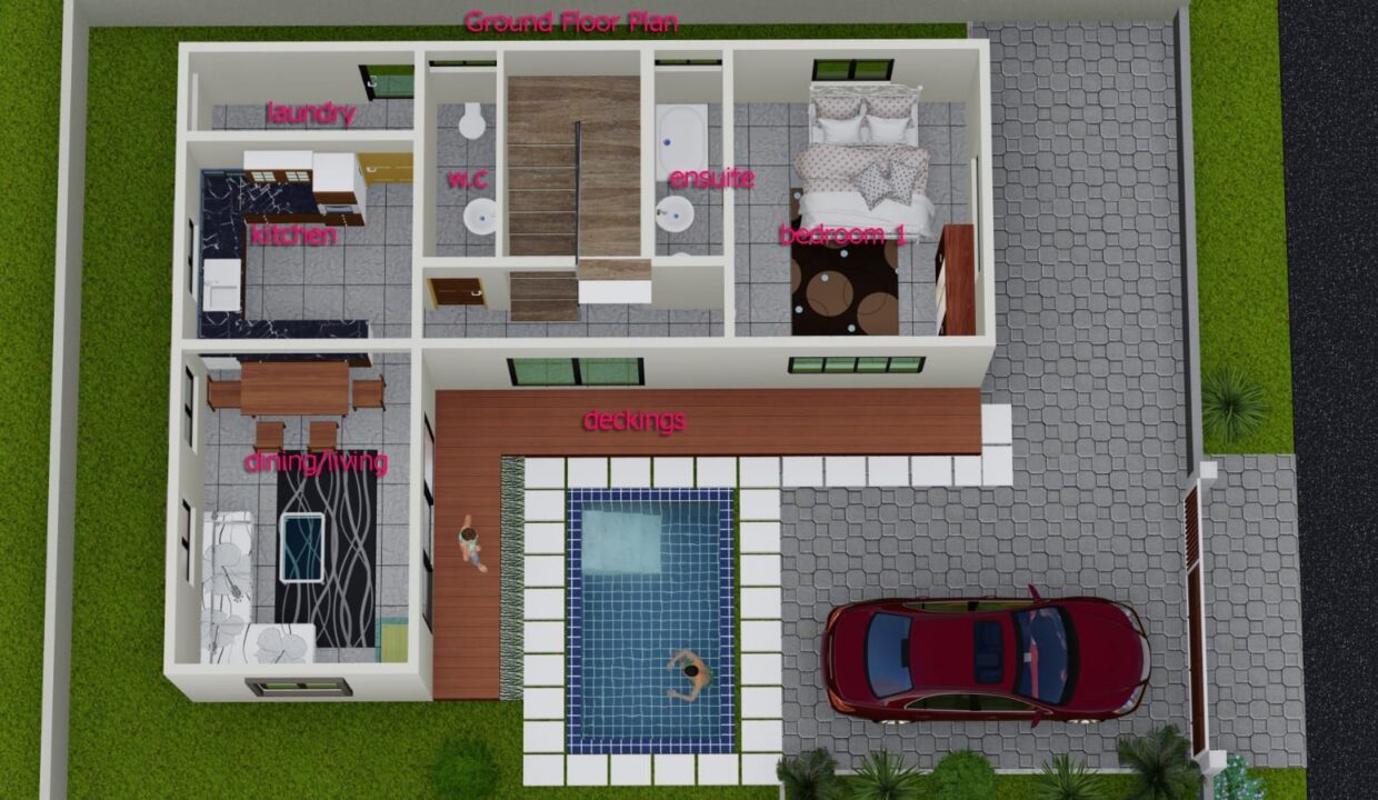 4 Bedroom New Villa With Pool Near Calodyne Beach 3